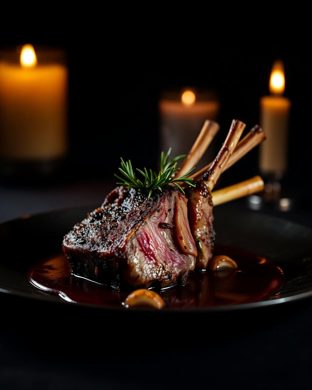 charcoal-grilled lamb