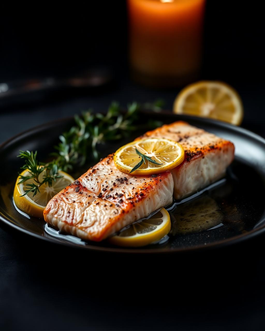 seared atlantic salmon